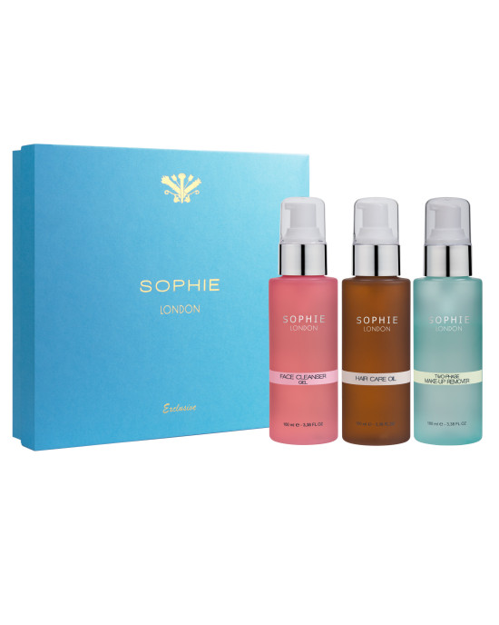 Sophie Exclusive - The Everyday Essentials - 3-Piece Face Cleansing and Hair Care Set